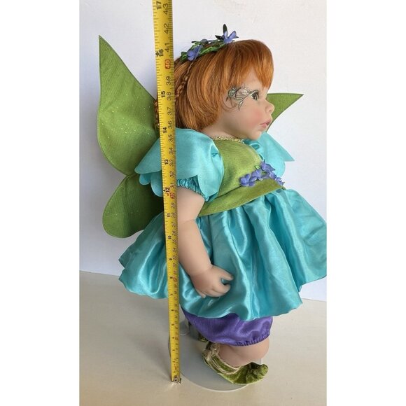 Paradise Galleries PIXIE GIRL DOLL Fairy Reborn RED HEAD 18" Vinyl Cloth COA - Picture 12 of 16